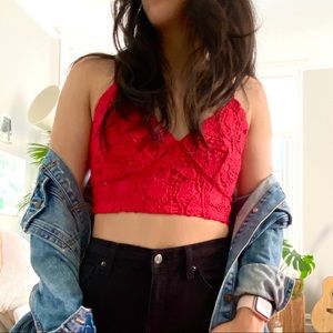 Missguided Crochet Lace Bralet